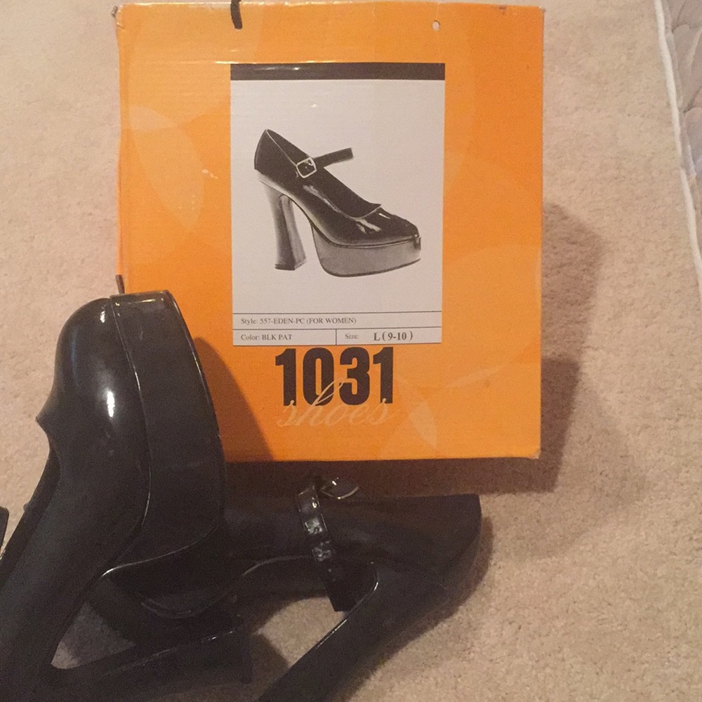 Black High Heel Platforms